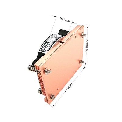 Copper 1100 Skived Heat Sink 650 Deactivation With Cooling Fan