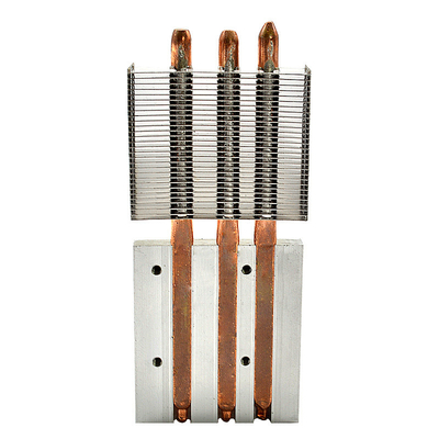 CPU 3pcs Heat Pipe Radiator Cooling For Led Light Anti Oxidation ISO9001