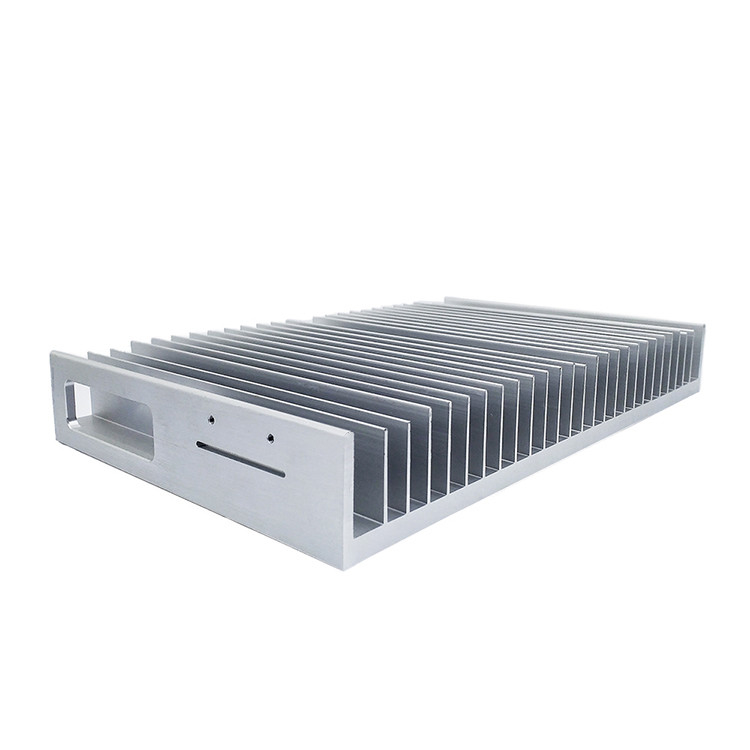 Big Mold Heat Sink Aluminum Extrusion Profiles Anodizing Clear Surface Treatment